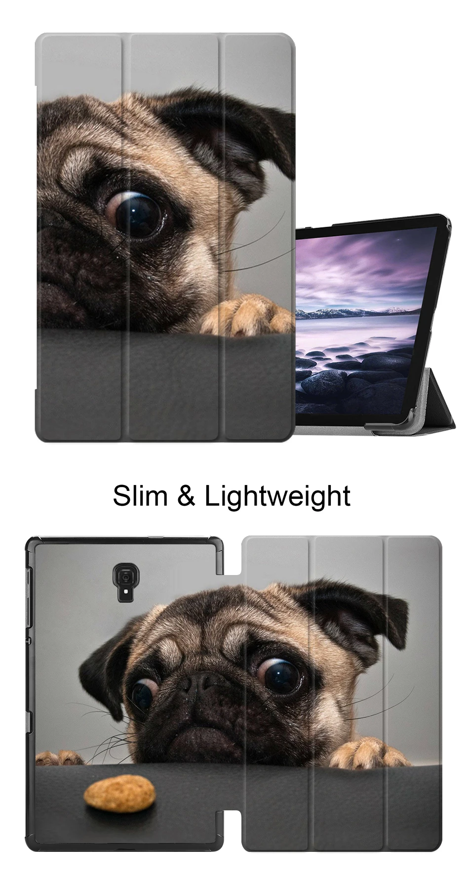 MTT чехол для планшета с милой собачкой для samsung Galaxy Tab A, 10,5 дюймов, SM-T590, T595, T597, тонкий чехол из искусственной кожи с откидной крышкой и подставкой, защитный чехол