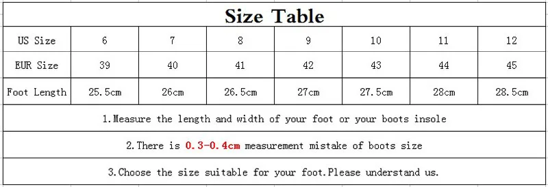 超轻靴size