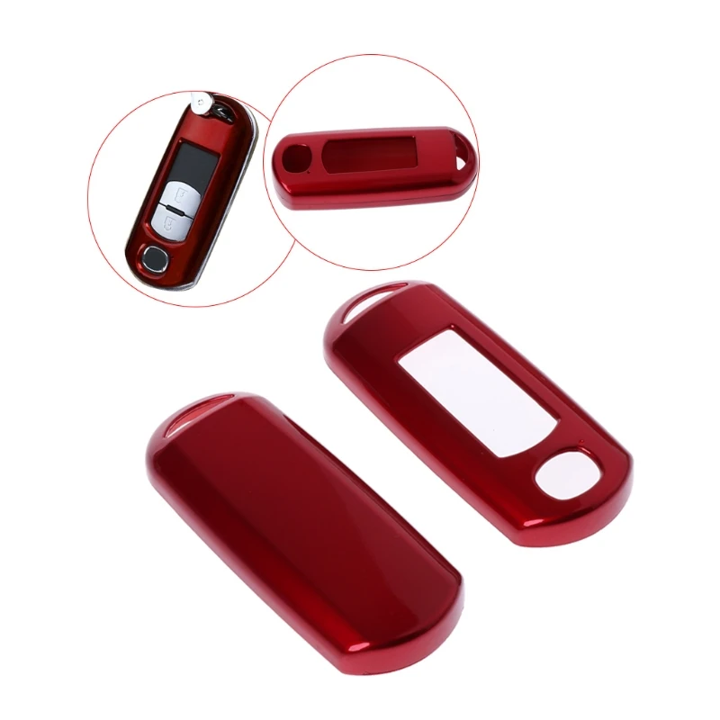 

Car-styling Car Key Case Bag Protective Cover Two or Three Bottons For Mazda AXELA CX-5 dropshipping for car accessories