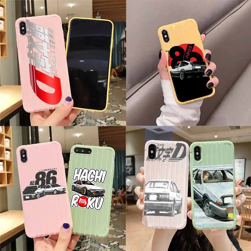 INITIAL D AE86 на колесиках чемодан чехол для телефона iPhone 11 Pro Max X XS MAX 8 7 6S Plus | Мобильные