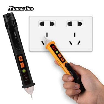 

Electric Compact Current Testing Pencil Circuit Breaker Finder AC 12V-250V Voltage Sensitivity Tester with Night Vision Lighting