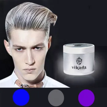 

Unisex DIY Hair Color Wax Mud Dye Cream One-time Temporary Modeling Hair Color Dyer For Stage Party Makeup Disposable Hair Color
