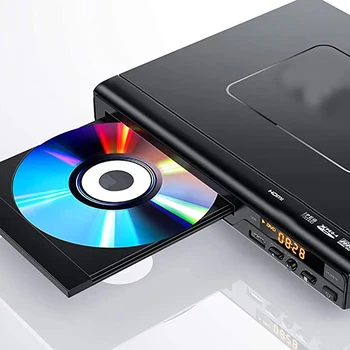 

HD 1080P With AV Cable Media DVD Player For TV Music 5.1 Surround Sound Entertainment USB Compatible All Region Free Home Movie