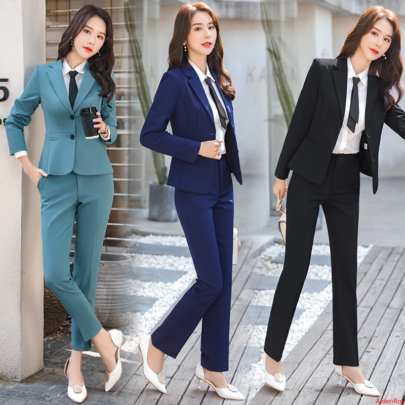 Sky Blue Female Suits Pants Women Business Elegant Autumn Blazer and Trousers Pants Suit Set Office Formal OL Work Wear 2 Pieces
Sky Blue Female Suits Pants Women Business Elegant Autumn Blazer and Trousers Pants Suit Set Office Formal OL Work Wear 2 Pieces