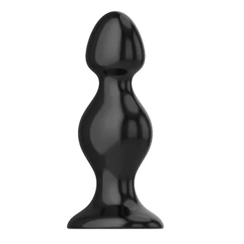 Super Soft Black Silicone Big Butt Plug 6 Sizes Smooth Soft Huge Anal Adult Erotic Toys Gay Sex Toys For Woman Men 3