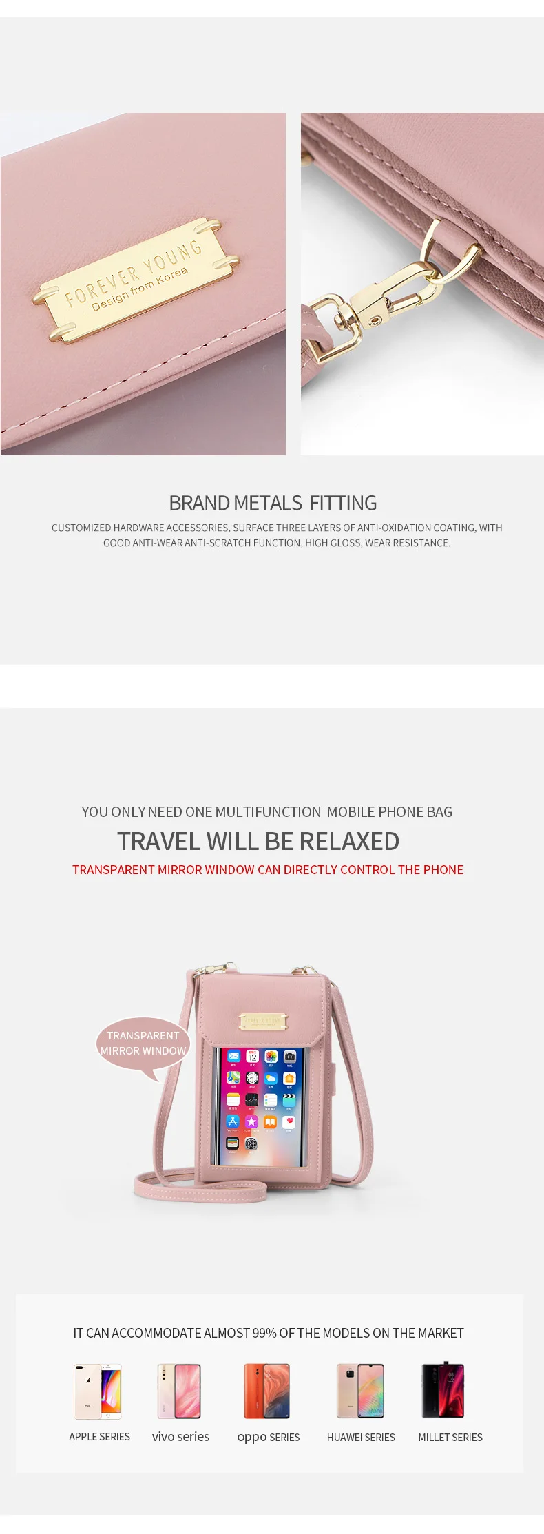 Мини-сумки через плечо, женские многофункциональные сумки для мобильного телефона с карманом для карт, Дамская маленькая сумка, женская сумка-мессенджер