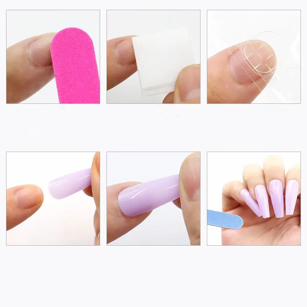 Faux Ongles Neutres x 200 + Colle 3g Peggy Sage