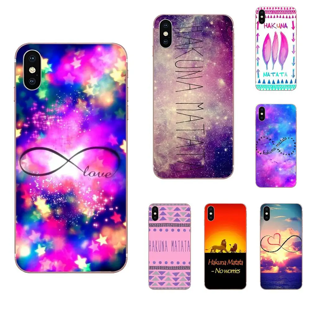 Мягкий чехол для Huawei Honor Mate 20 p40 lite pro 10i 20i 8S Y9 Y7 Y5 Prime 2019 2018 Hakuna Matata Infinity | Мобильные