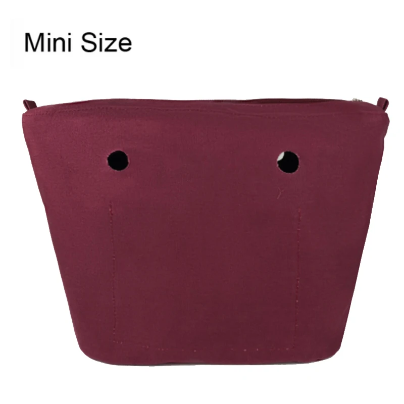 Mini Size Solid waterproof Insert Lining inserts for O bag Obag Mini Pocket women handbag accessories Women's Bags luxury Totes