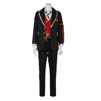 

Game Twisted Wonderland Trey Ace Deuce Cosplay Costume HEARTSLABYUL Cosplay Uniform With Tie For Men - S/M/L/XL/XXL/XXXL