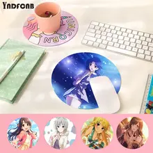YNDFCNB New Printed THE IDOLM@STER Rubber PC Computer Gaming mousepad Anti-Slip Laptop PC Mice Pad Mat gaming Mousepad