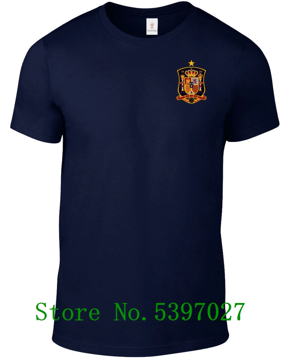 

Spain 2020 T Shirt Men'S Footballer Legend Soccers 2020 casual Brand Adults Fitness Tee Shirt Summer T-Shirts