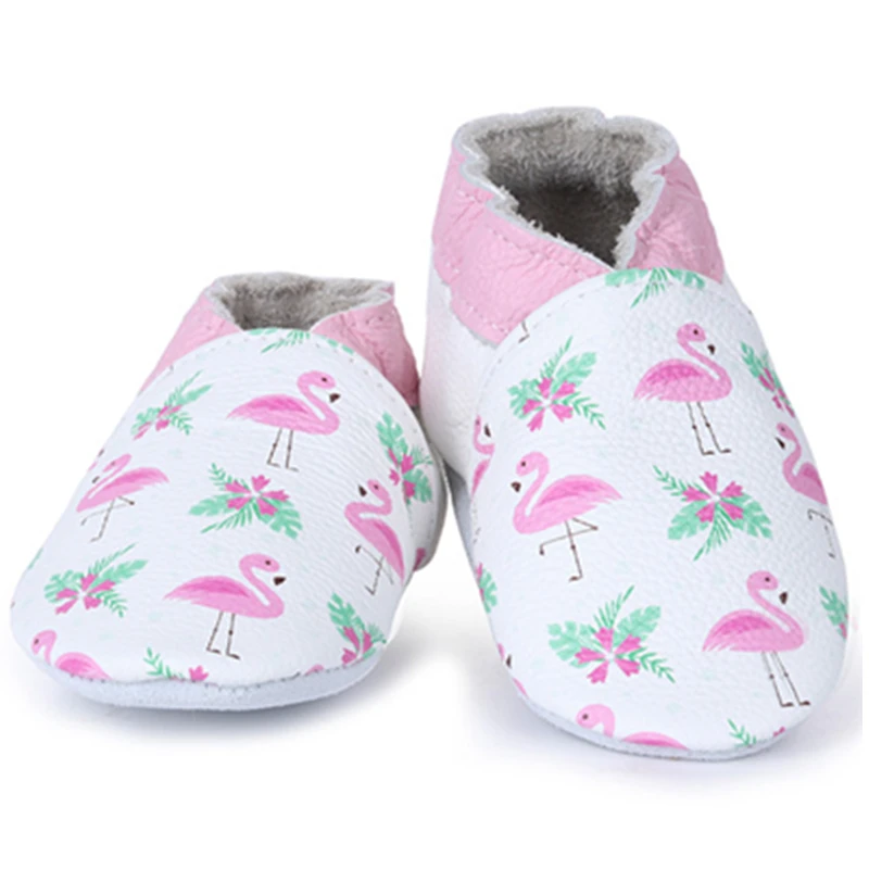 [Simfamily] Мягкая Нескользящая детская обувь из натуральной кожи для новорожденных мальчиков и девочек Мокасины для малышей от 0 до 24 месяцев - Цвет: NO6