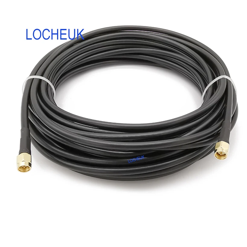 SMA штекер в SMA штекер M/M RF коаксиальный кабель для пигтейлов разъем LMR195 WiFi антенна для беспроводного маршрутизатора удлинитель Перемычка провода