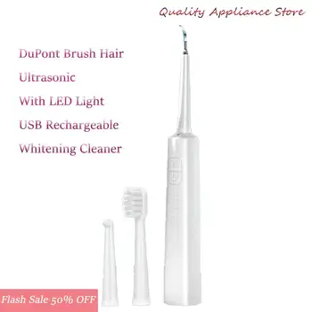 

Three in one electric toothbrush high frequency vibration DuPont soft bristles protect gums 3 Gears Adjustable With LED light