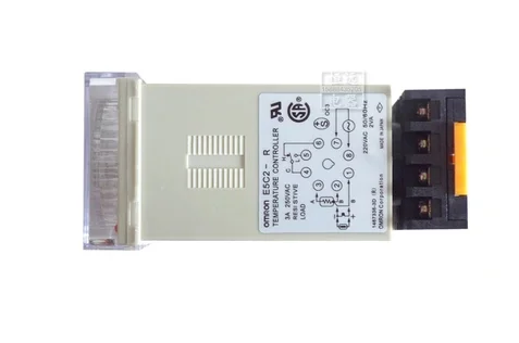 CG E5C2 релейный выход K вход 0-400C указатель с гнездом направляющей Тип 48*96 мм термостат AC 110 V-220 V регулятор температуры - Цвет: With Socket