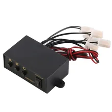 12V 6 способ светодиодный высокое положение тормозной фонарь стоп светильник стробоскопической вспышки Контроллер для переключения режимов мигания коробка светодиодный светильник s Универсальный для автомобиля мотоцикла