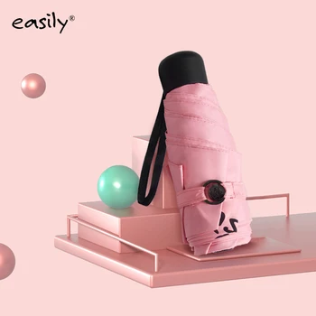 

Parasol Uv Protection Umbrella Rain Women Windproof Pocket Capsule Japanese Storm Folding Portable Guarda Chuva Wedding Gift E5