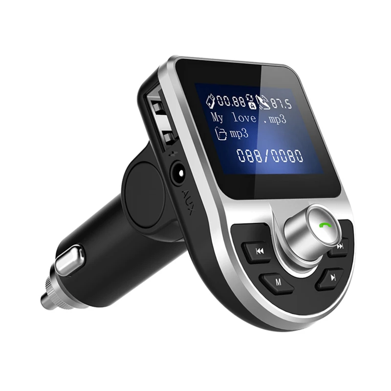 BT39 fm-передатчик, беспроводной Bluetooth автомобильный комплект, Автомобильный MP3-плеер, радио, аудио адаптер, USB зарядное устройство, автомобильные передатчики