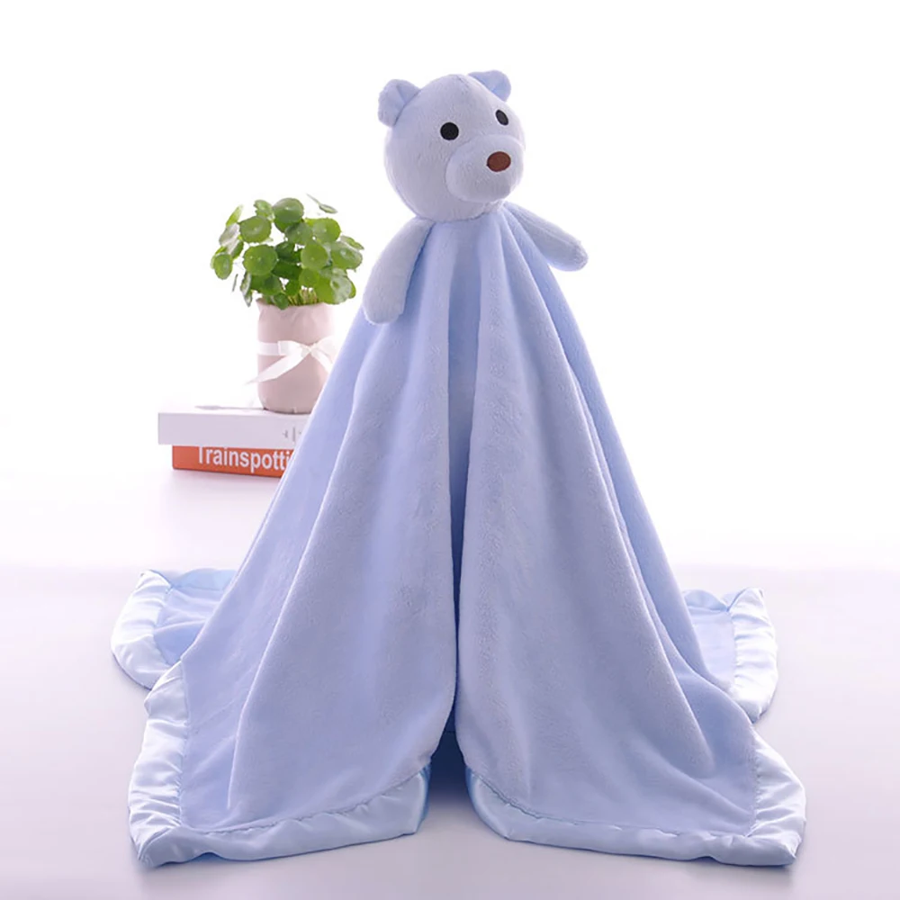 Newborn 3D Plush Baby Blanket Velvet Baby Blanket Infant Stroller Fleece Blankets Soft Newborn Swaddle Muslin with Toy Winter