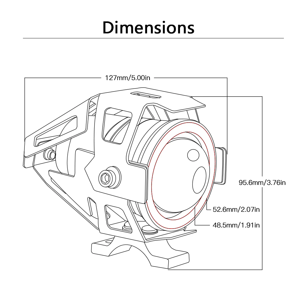 Передсветильник фара для Мотоцикла BMW F650GS F700GS F800GS F800GT F800R F800S Moto 12 В|Накладки и