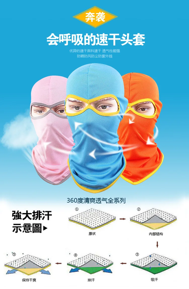 Raid, быстросохнущая, дышащая, для верховой езды, солнцестойкая, головная повязка, антитеррористическая, тактическая, CS маска, респиратор от пыли, для мужчин и женщин, для улицы, F