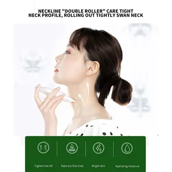 

Double Roll Ball Neck Cream Moisturizing Smooth Fine Lines Brighten Skin Color Anti Relaxation Neck Cream