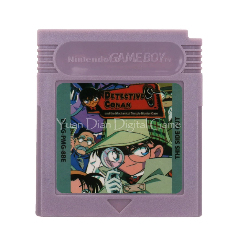 を任天堂gbcビデオゲームカートリッジコンソールカード探偵コナン英語版 Replacement Parts Accessories Aliexpress