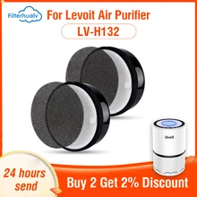 

Filterhualv Activated Carbon Filter for Levoit Air Purifier LV-H132 Levoit Hepa Filter for Levoit LV-H132 Hepa Filter Levoit