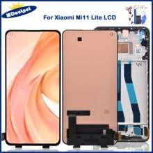 Ensemble écran tactile LCD de remplacement, 6.55 pouces, pour Xiaomi Mi 11 Lite 5G, M2101K9AG, Original=