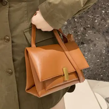 

Vintage Square Crossbody bag 2020 Fashion New Quality PU Leather Women's Designer Handbag Solid color Shoulder Messenger Bag