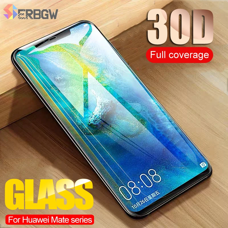 

30D Protective Glass For Huawei Mate 9 10 20 30 Pro Tempered Glass For Huawei mate 10 9 Lite 30 20 X Full Cover Screen Protector