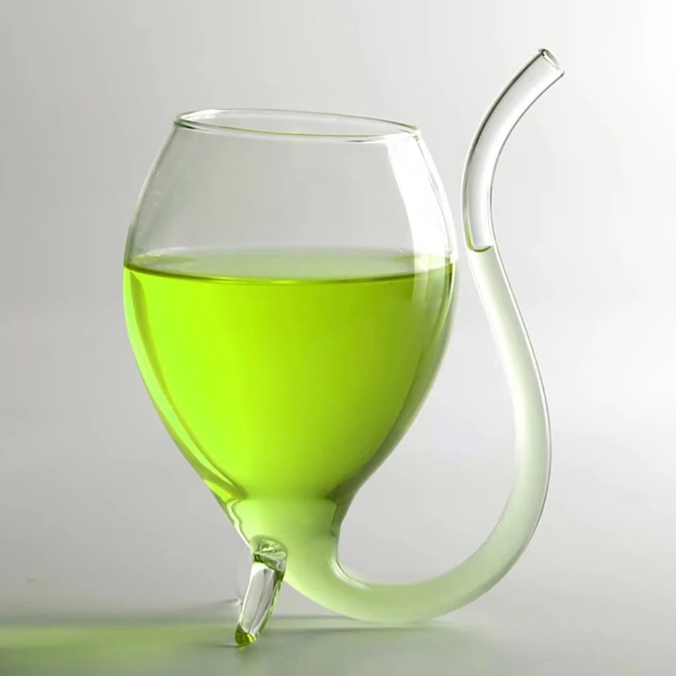 Vampire Wine Glass Cup New Designed Cocktail Glass Bottle For Water Creative Whiskey Glass Cup With Straw