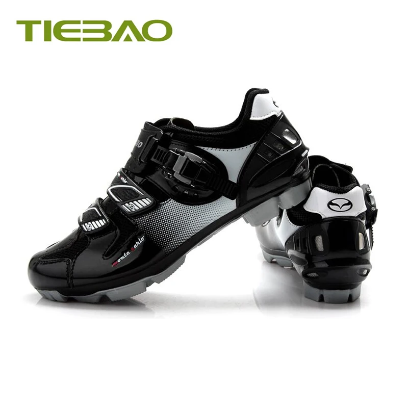 TIEBAO велосипедная обувь sapatilha ciclismo mtb черная chaussure vtt homme мужские кроссовки для горного велосипеда самозакрывающаяся дышащая обувь
