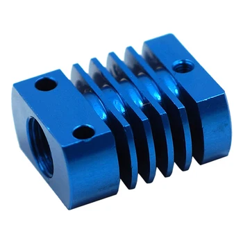 

22x27mm Aluminum Heat Sink Cooling Blocks For 3D Printer Extruder MK10 Blue