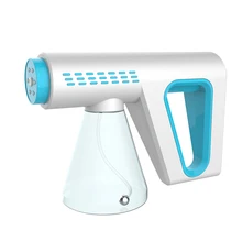 New Wireless Disinfection Spray Handheld Portable USB Rechargeable Nano Atomizer Home Purple Light Sterilization Spray 2021