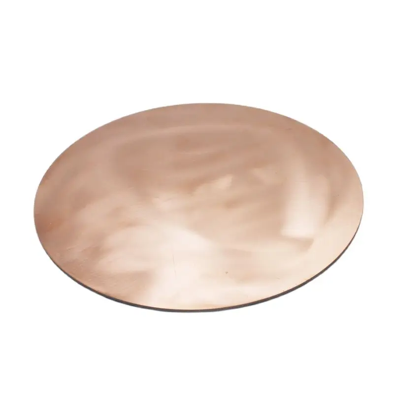 Disco de cobre puro T2 placa redonda, folha circular, 10mm, 20mm, 30mm, 40mm, 50mm, 60mm, 80mm, 90mm, 100mm, 150mm, 200 milímetros