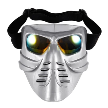 

NEW-Skull Motorcycle Glasses Detachable Modular Mask Motorcycle Goggles Mouth Filter Motocross Glasses Moto Helmet Glasses