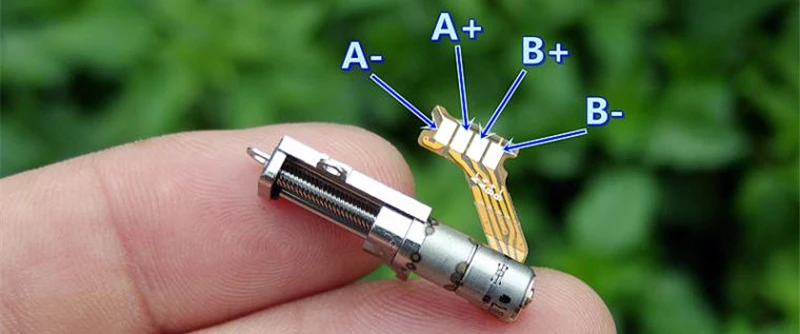 Прецизионный микро-подъемный двигатель 5 мм 2 фазы 4 провода 2 этапа планетарный редукционный винт шаговый двигатель