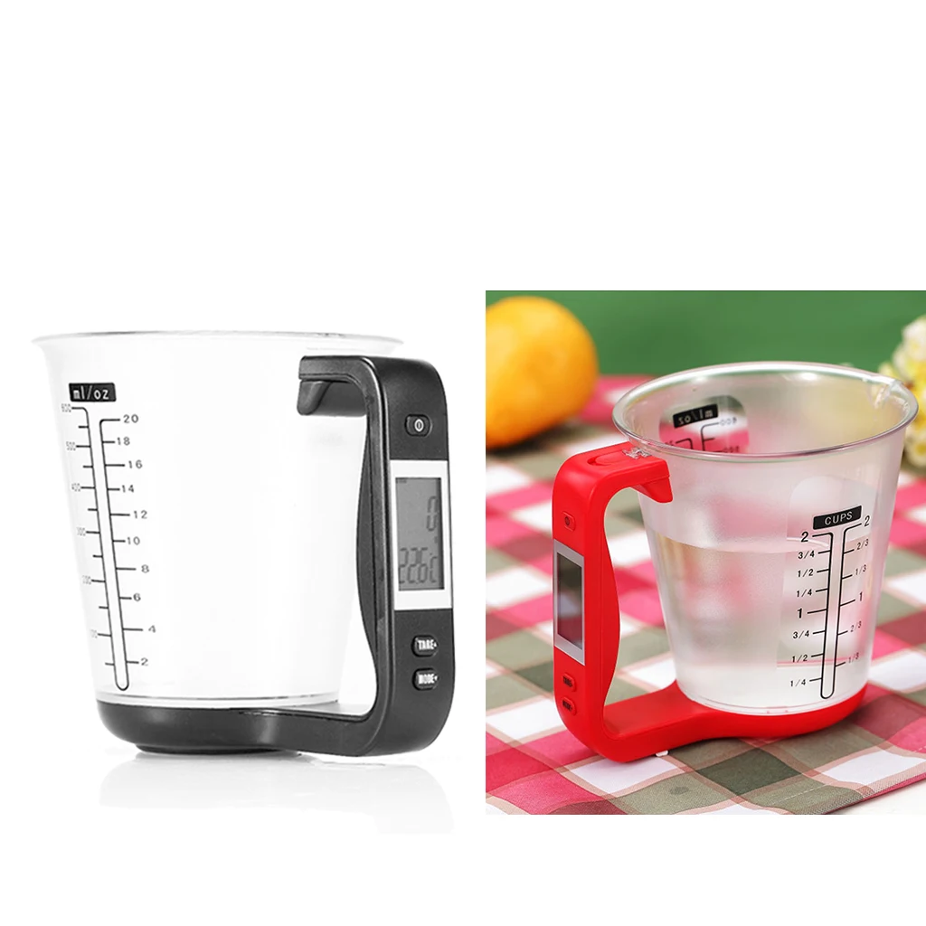  2x/Set Electronic Measuring Scale Cup Detachable Digital Scale Kitchen Tool - 4000075806063