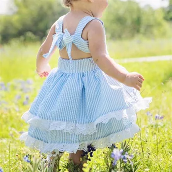 

Baby Swimwear Toddler Kids Sleeveless Beach Dresses Summer Sundress Party Girls Swimsuit Summer New Hot Sale Covers Up Vestidos