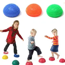 Спортивные фитнес-массажные мячи для начинающих, Детские мячи для балансировки ног, сенсорные тренировочные принадлежности для йоги, спортивные мячи