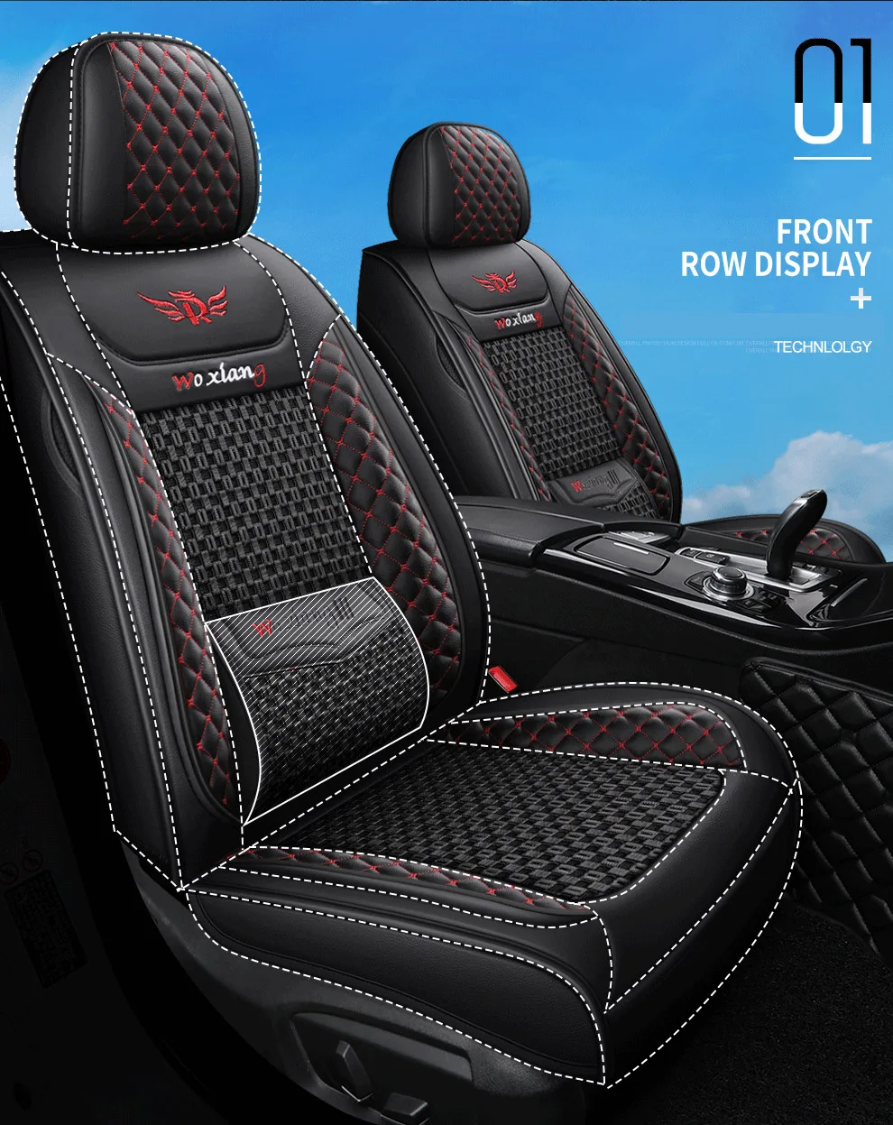 Car seat covers For vw passat b5 polo sedan golf mk2 Interior