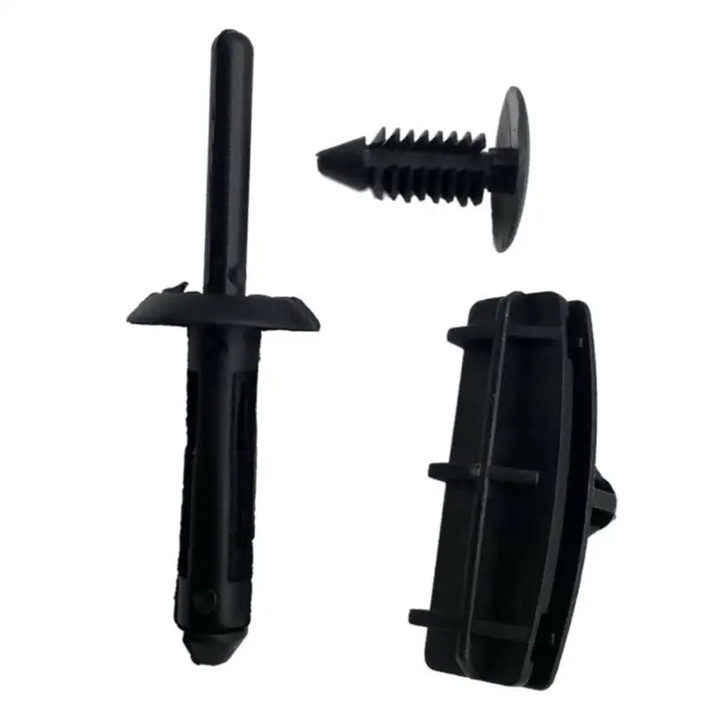 Для Wrangler JK 2007- Авто черный Крыло факела оборудование двери бампера зажимы набор