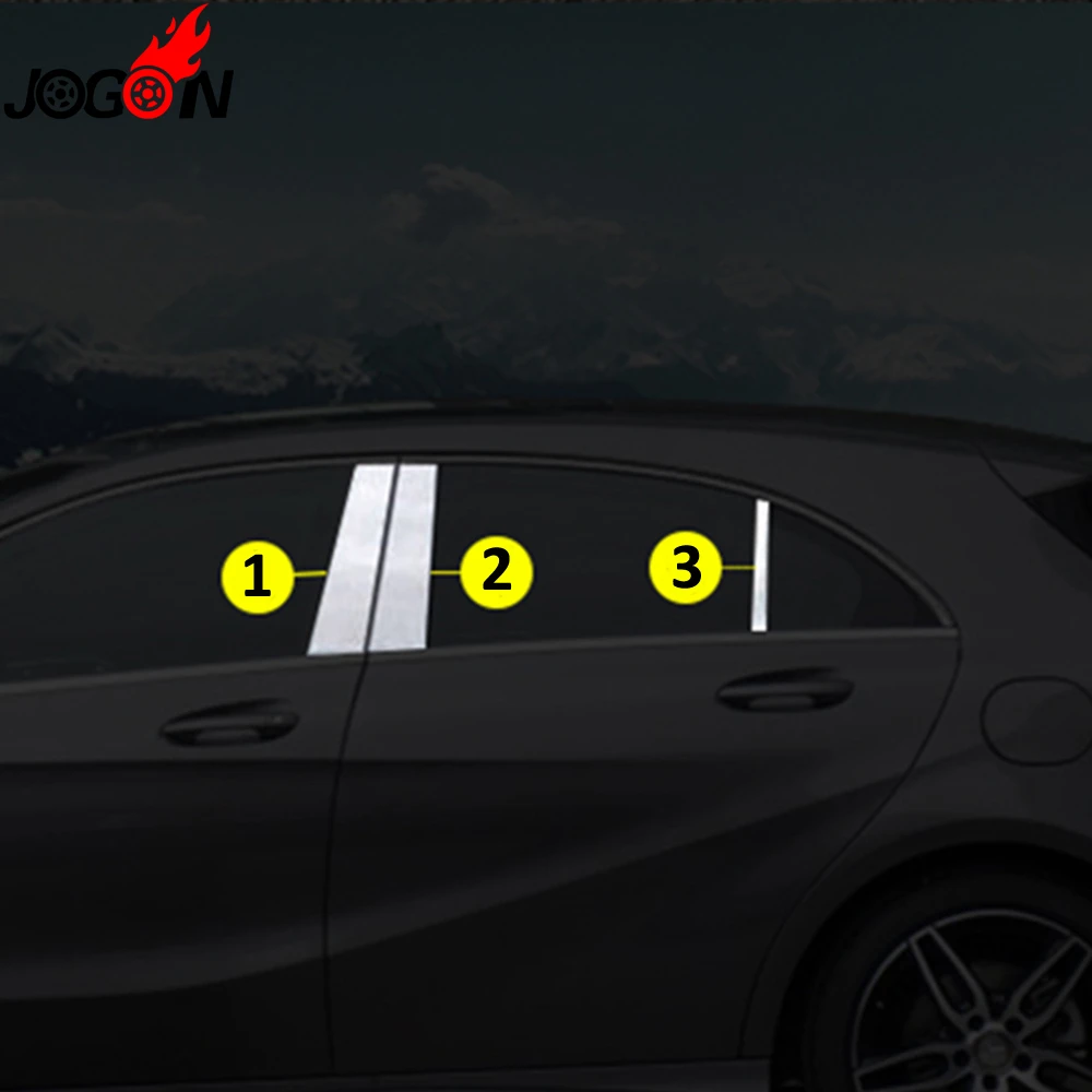 Для Mercedes Benz A Class W176 A180 A200 A220 A260 оконный центральный столб B + C Накладка на порог