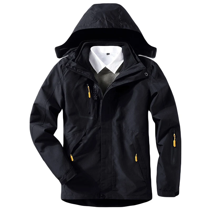 

Winter Women 3 In 1 Windproof Windbreaker Outdoor Camping Hiking Trekking Jacket Liner Hunting Motorcycle Coat
