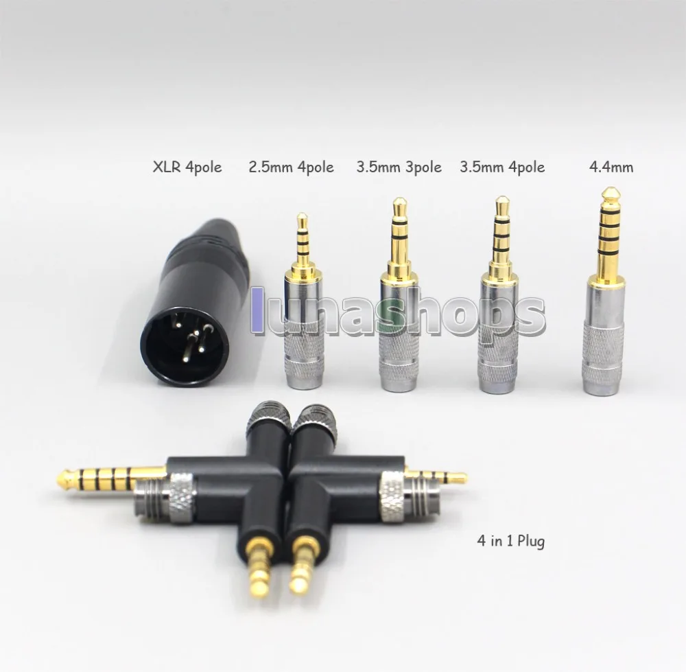 LN006766 2 5mm 4 4mm XLR 16 Core 99 7N OCC Earphone Cable For AKG Q701 K702 K271 K272 K240 K141 K712 K181 K267 K712 Headphone