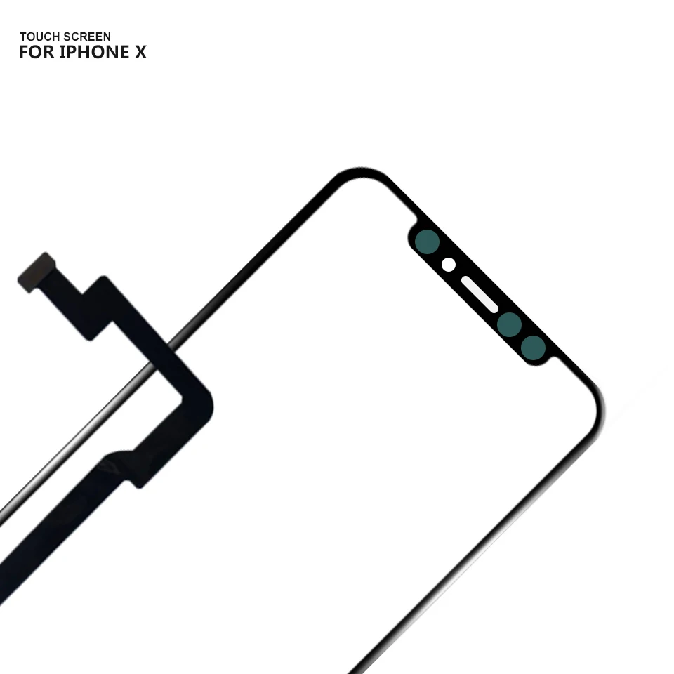 1 шт. Высокое качество для iphone X Сенсорная панель дигитайзер стекло сенсор Замена для iphone 10 iphone X сенсорный экран