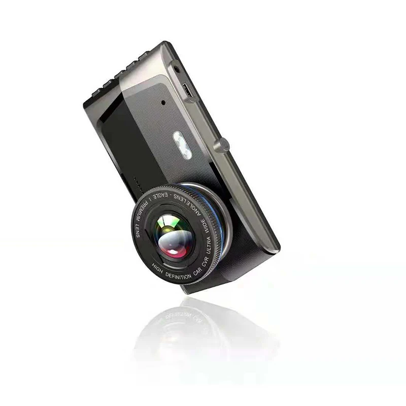 4 дюйма сенсорный Экран Зеркало заднего вида Dash Cam 1296P Видеорегистраторы для