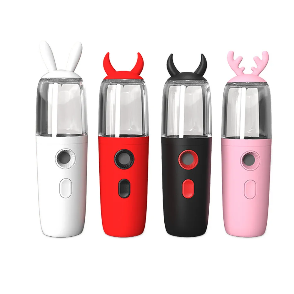 

USB Portabl Humidifier Negative Ion Nano Sprayer Face Spray Beauty Instrument Nebulizer Facial Steamer Moisturizing Skin Care